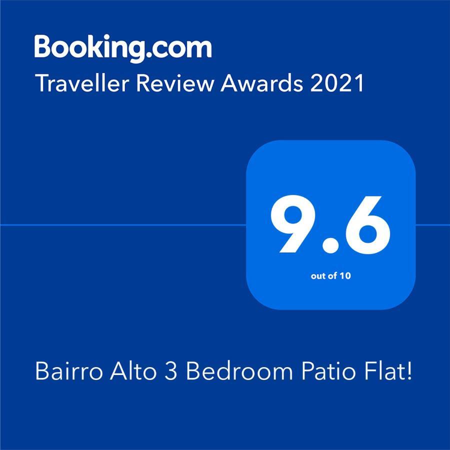 Bairro Alto 3 Bedroom Patio Flat! Lissabon Buitenkant foto